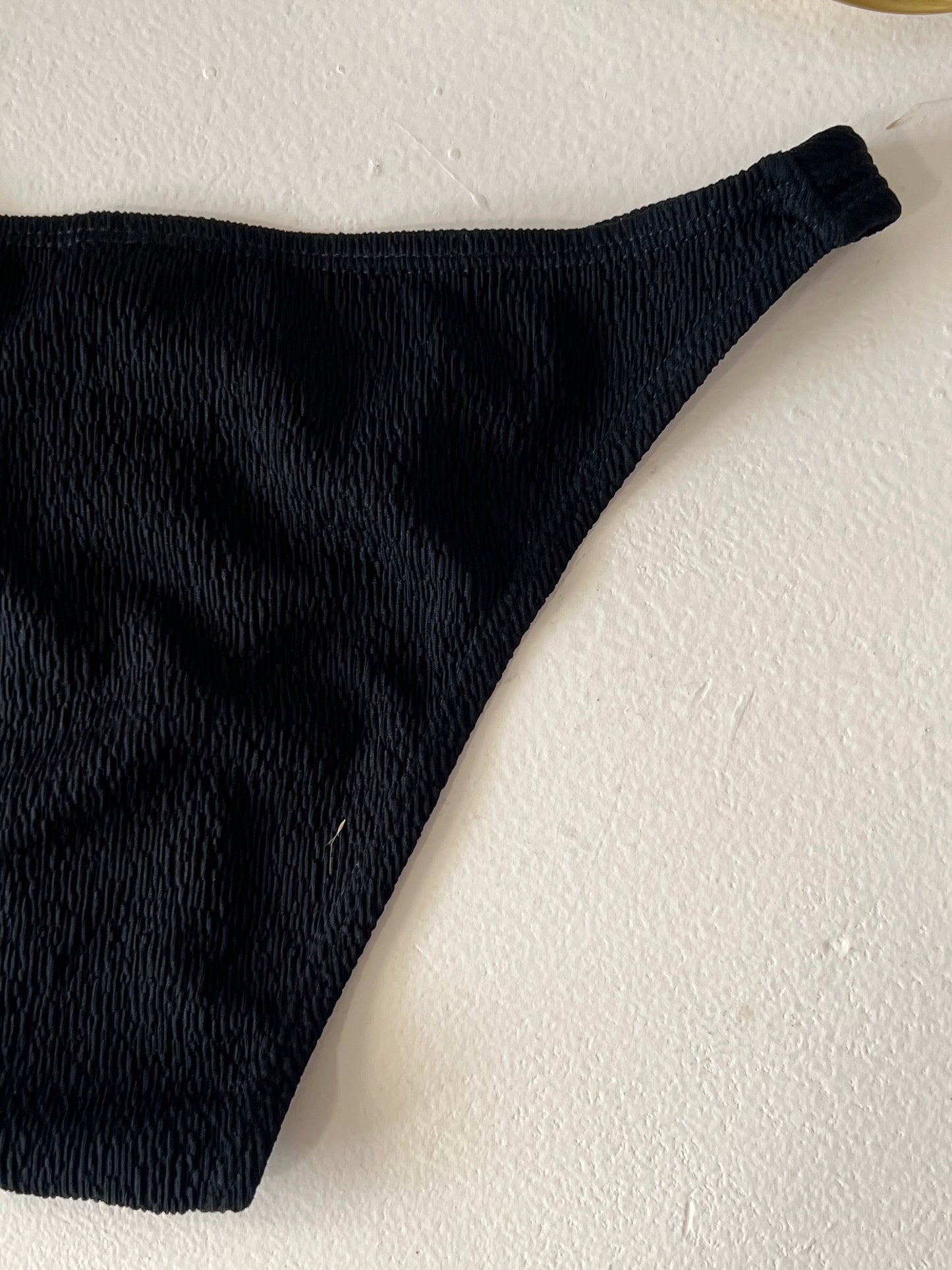 Black Basic Bikini Bottom - S