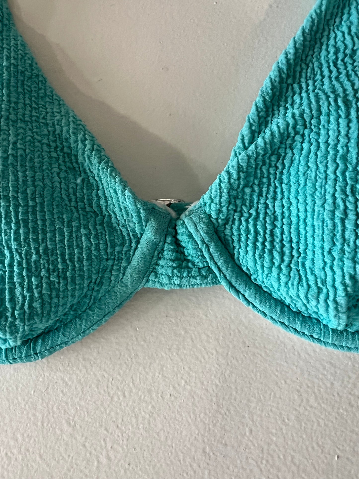 Textured Bikini Top - S