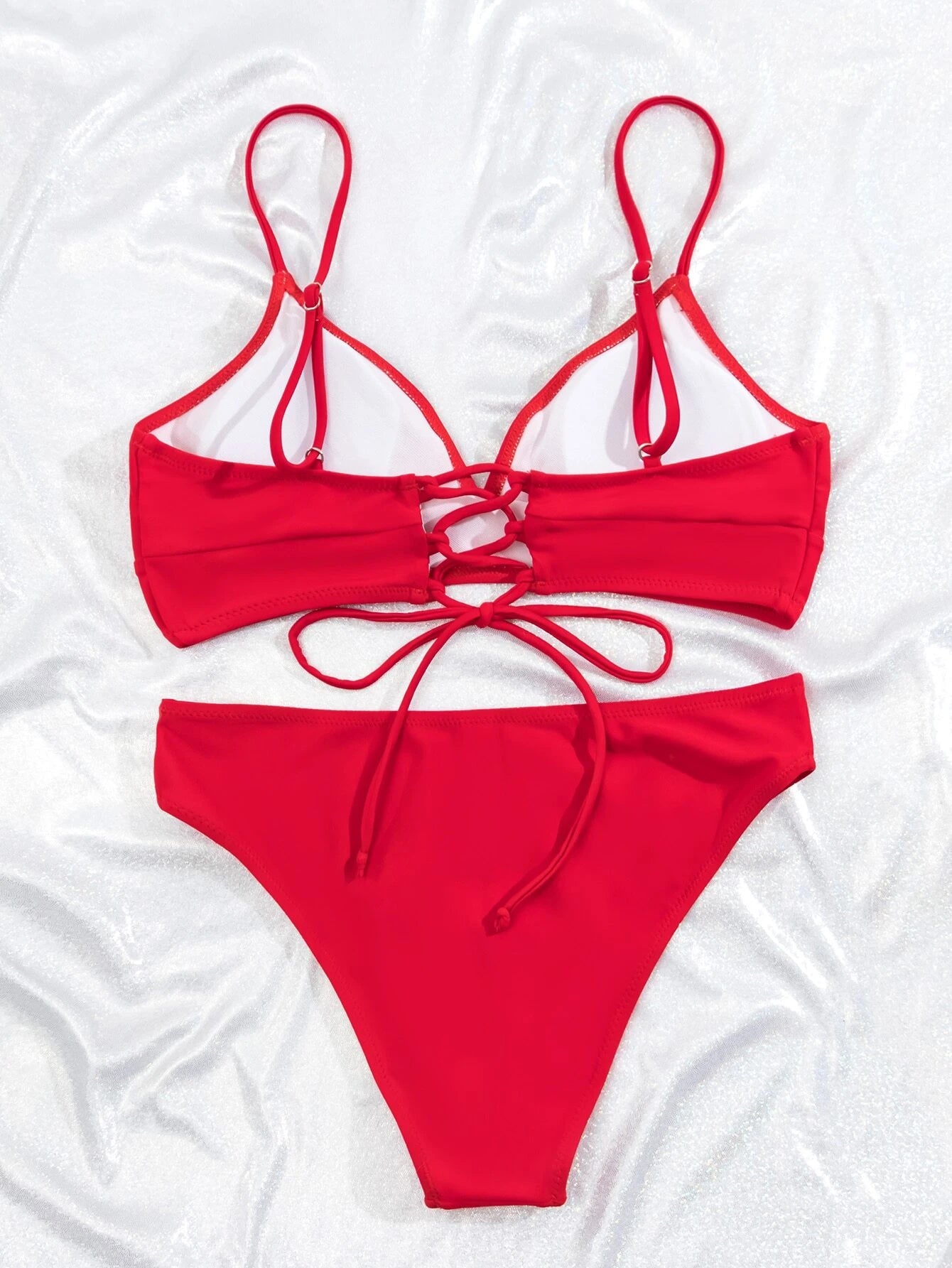 Lace Up Back Triangle Large