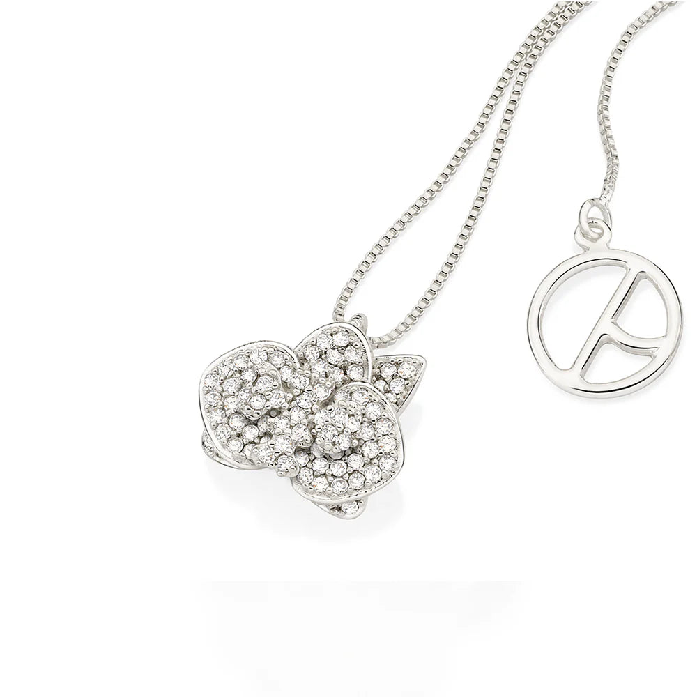 COLLAR ORQUÍDEA BRILLANTE