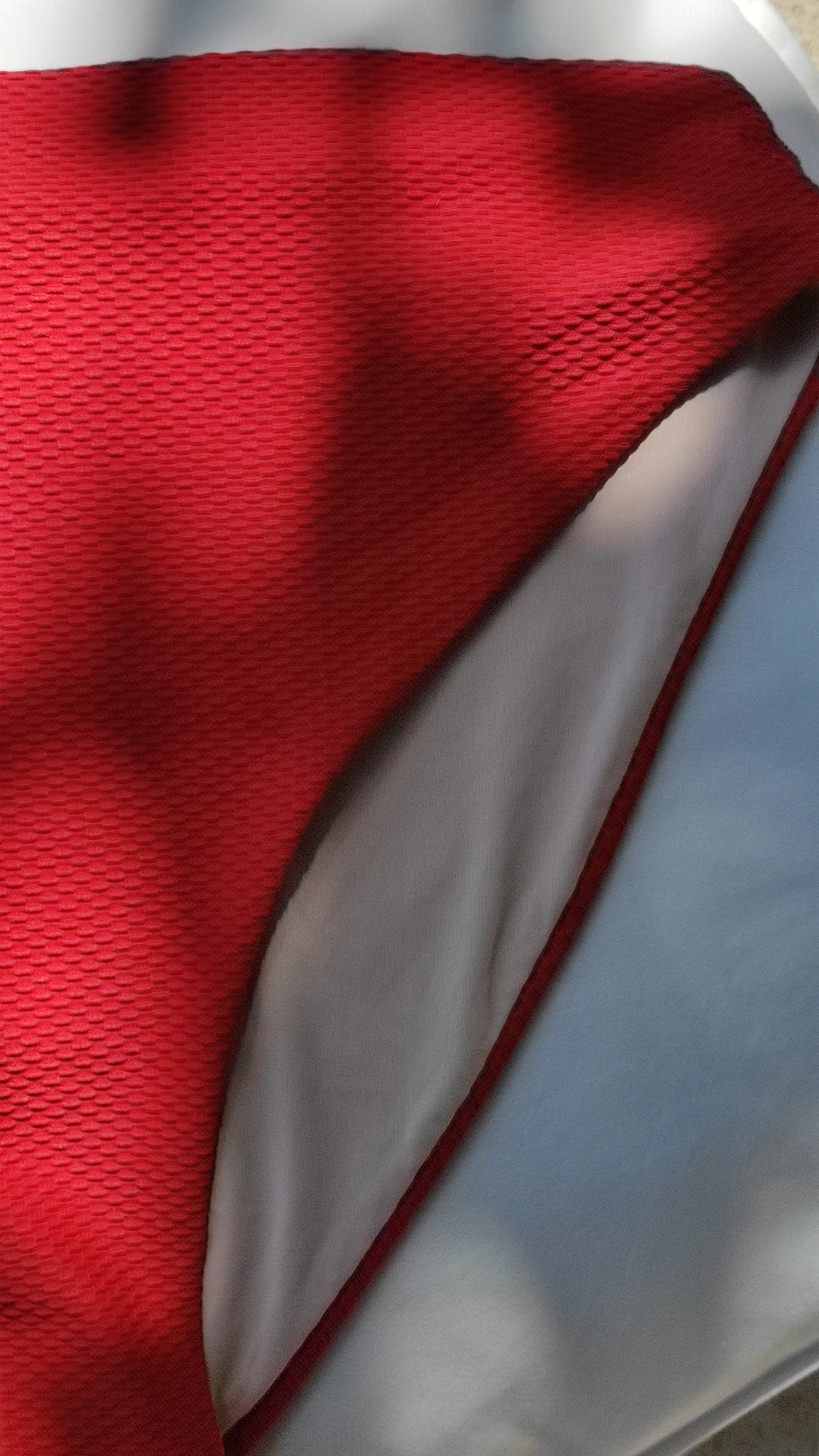 Highwaisted Textured Bikini Bottom -XL