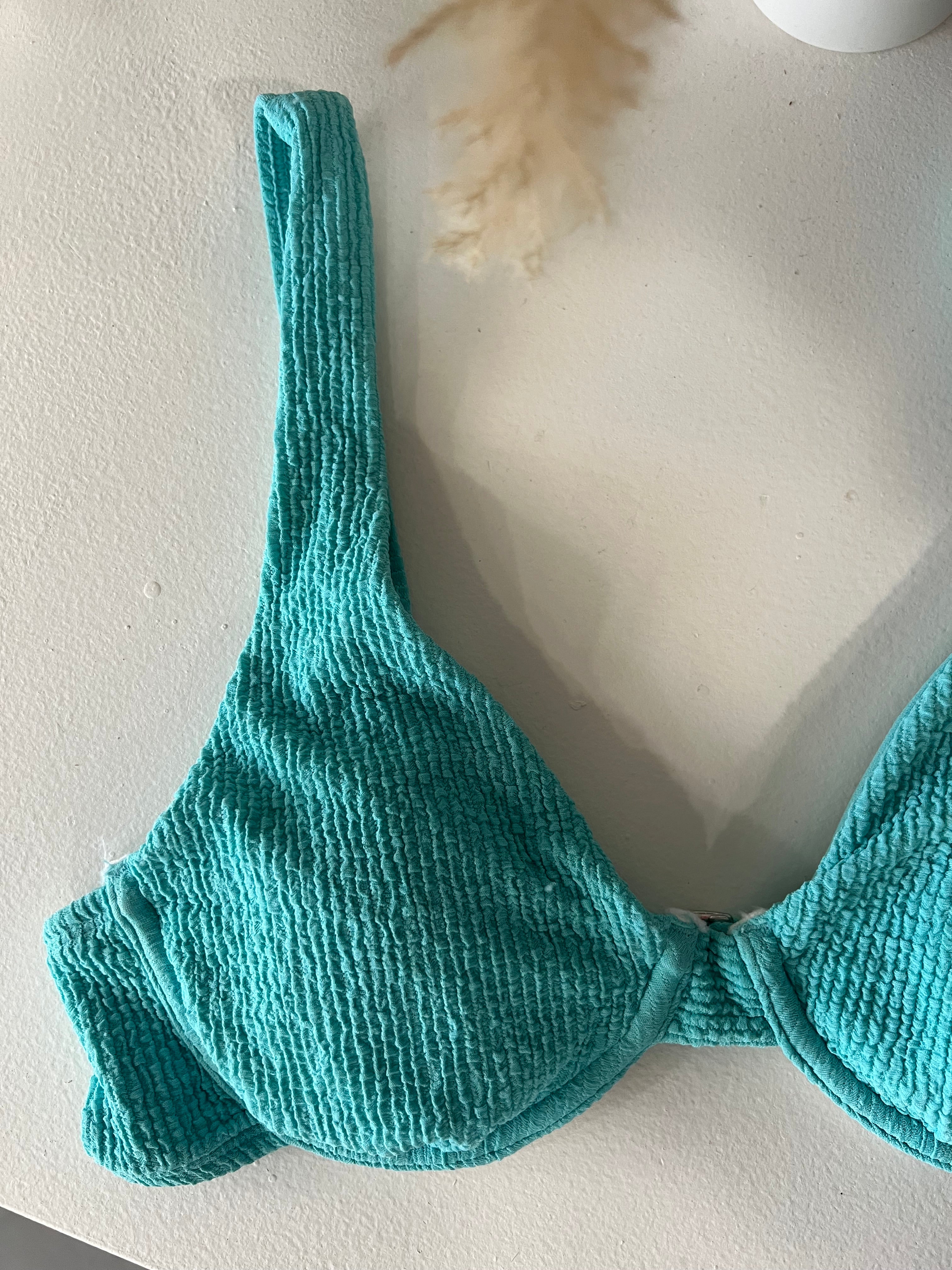 Textured Bikini Top - S