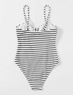 Striped Black & White Small