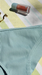 Baby Blue Bikini Bottom - L