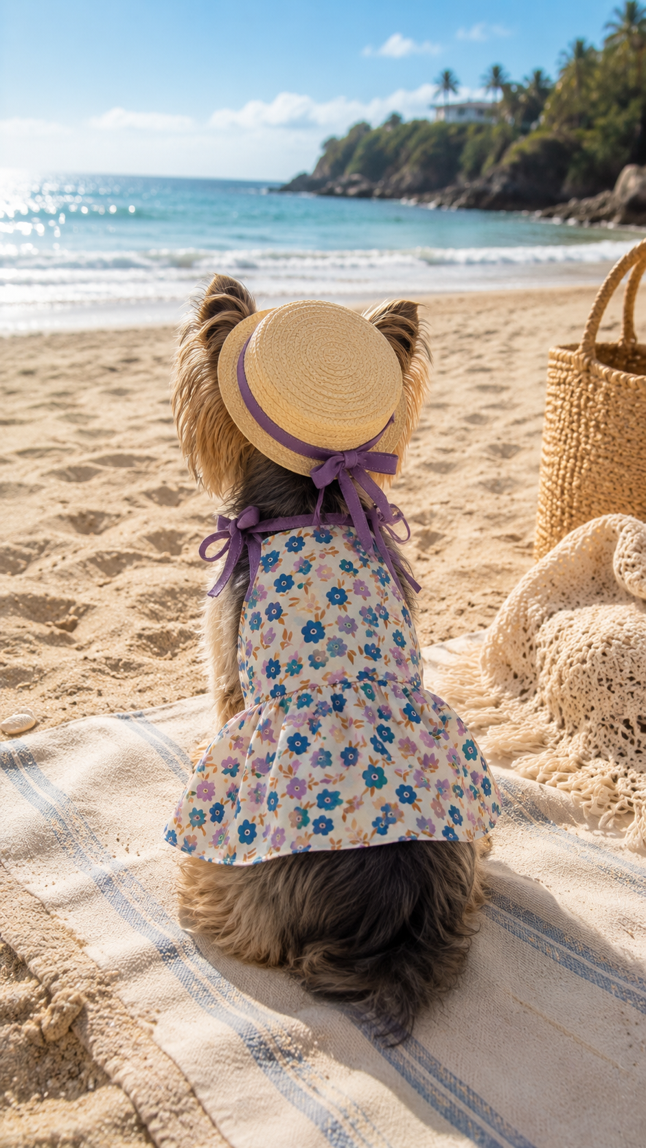Flower Dress + Hat - S