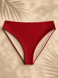 Highwaisted Textured Bikini Bottom -XL