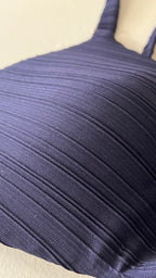 Classy Navy Bikini Top - S