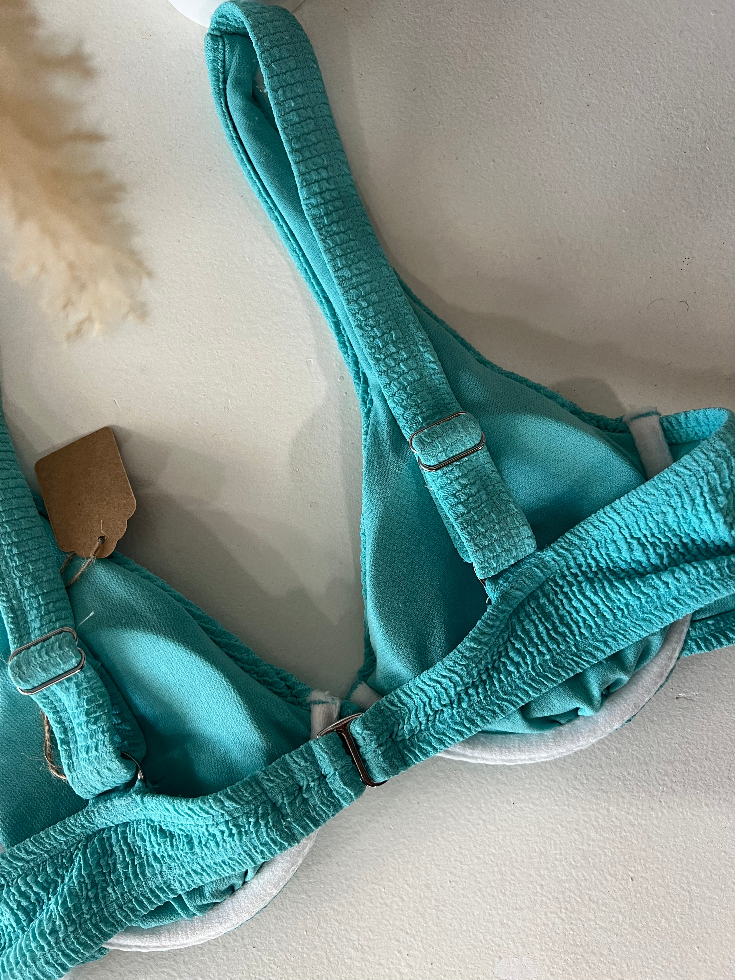 Textured Bikini Top - S