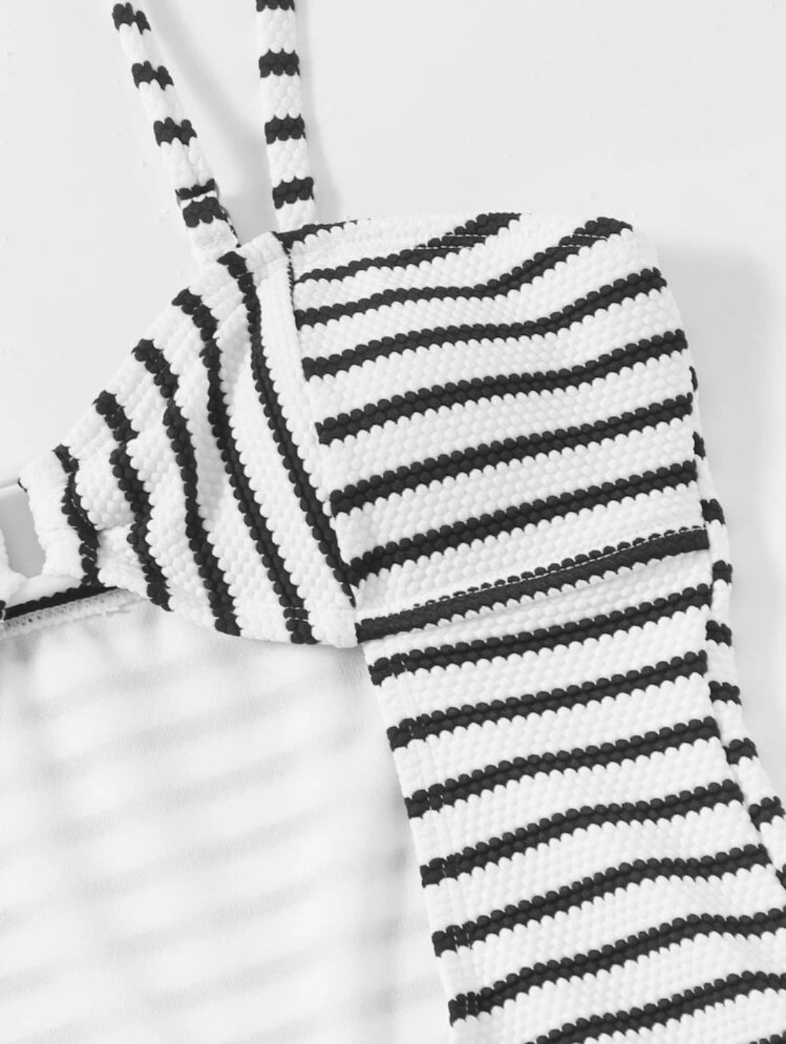 Striped Black & White Small