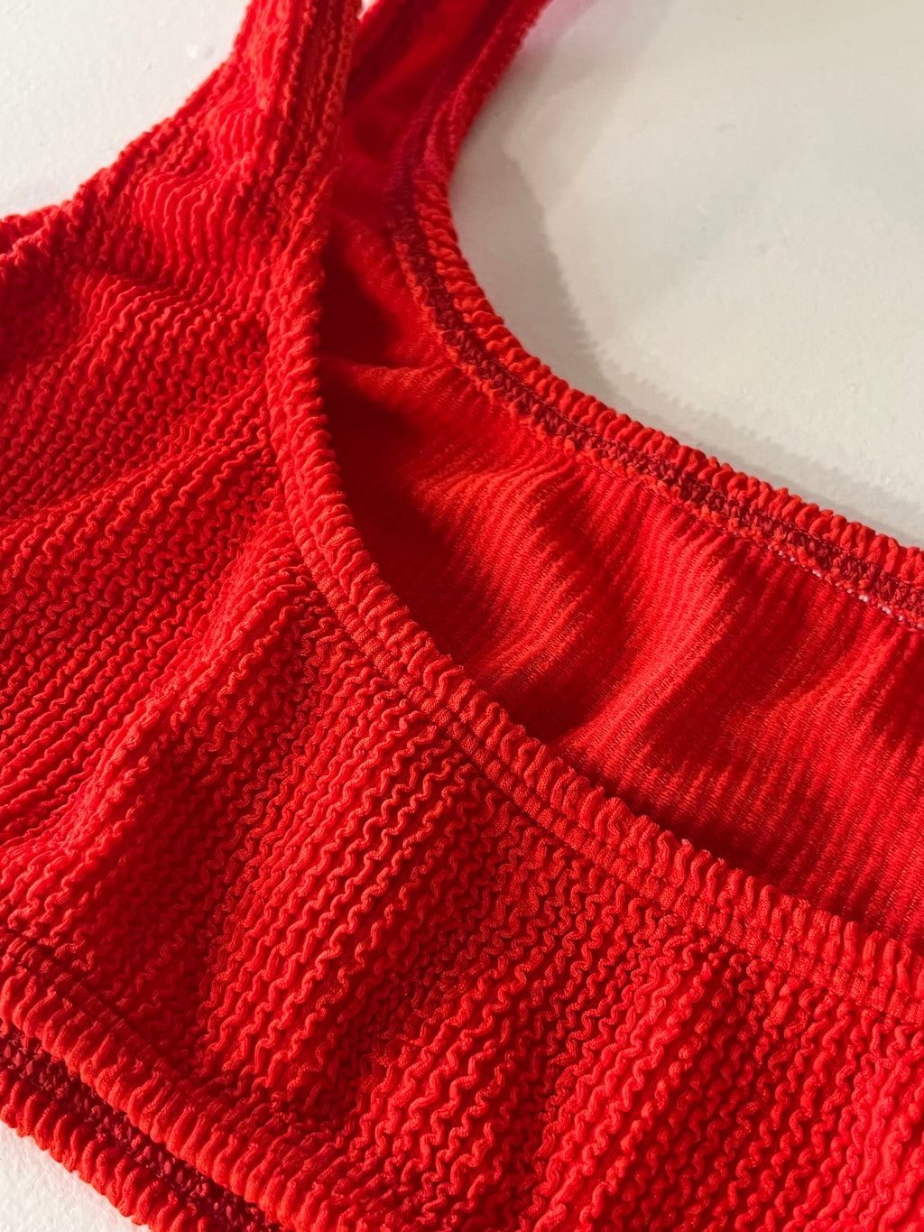 Textured Bikini Top - M
