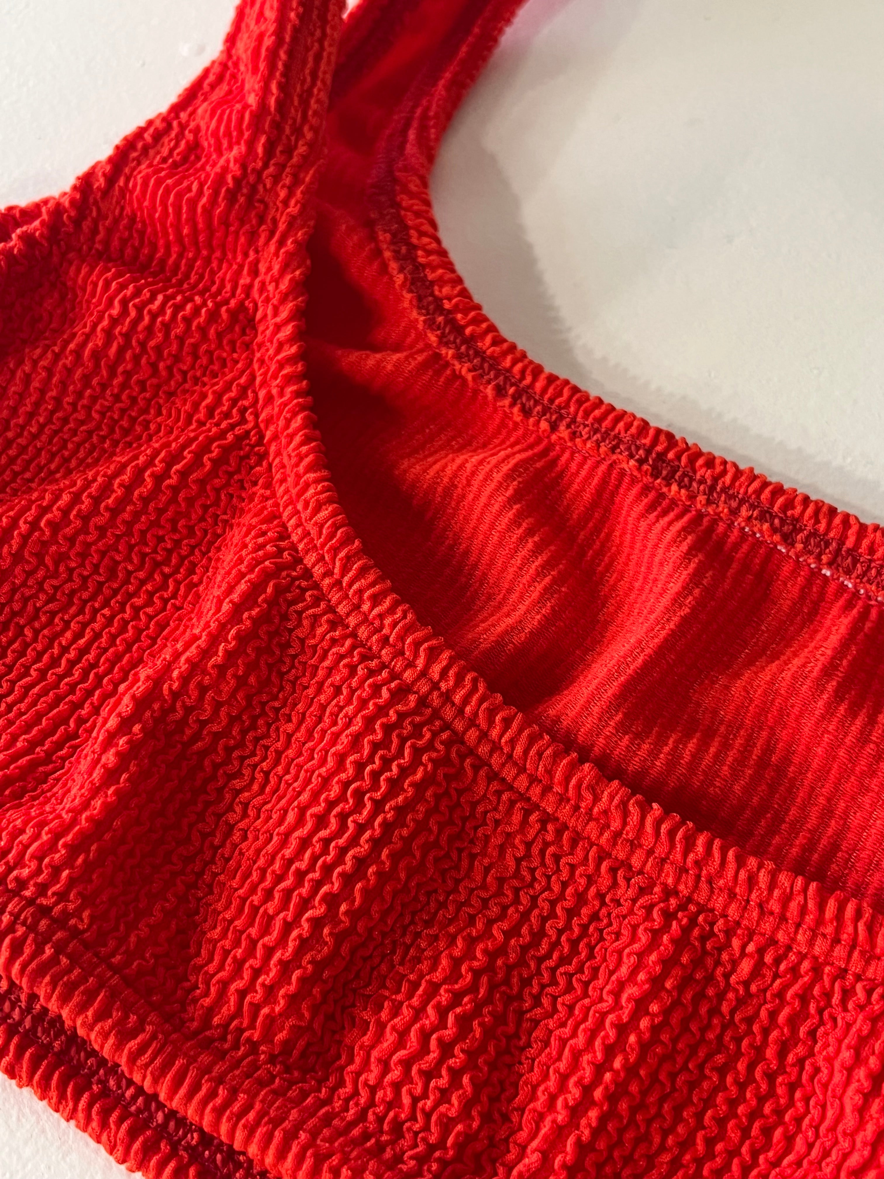 Textured Bikini Top - M