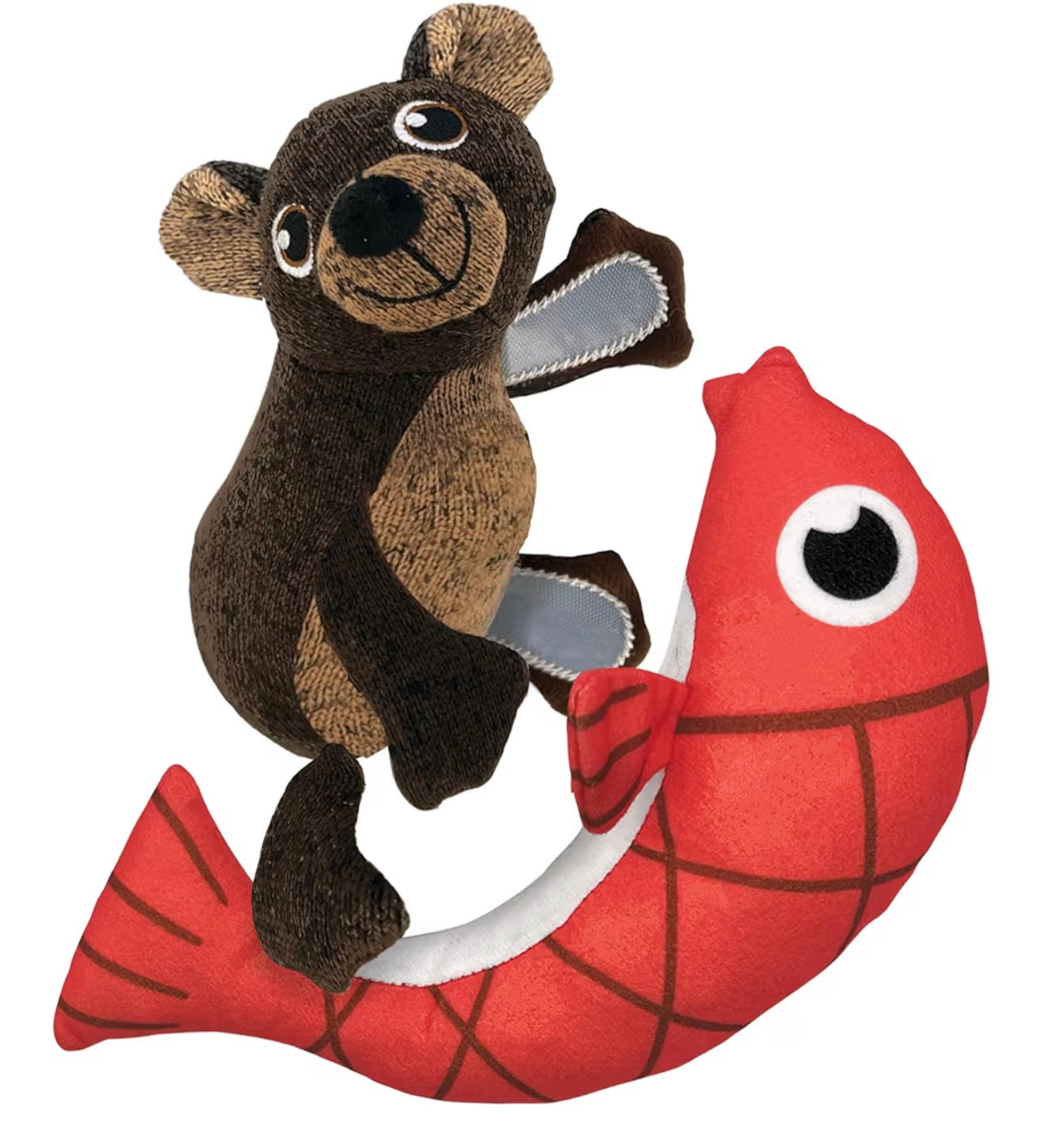 KONG Pull-A-Partz Pals 2 Toys in 1 Dog Toy (Bear)