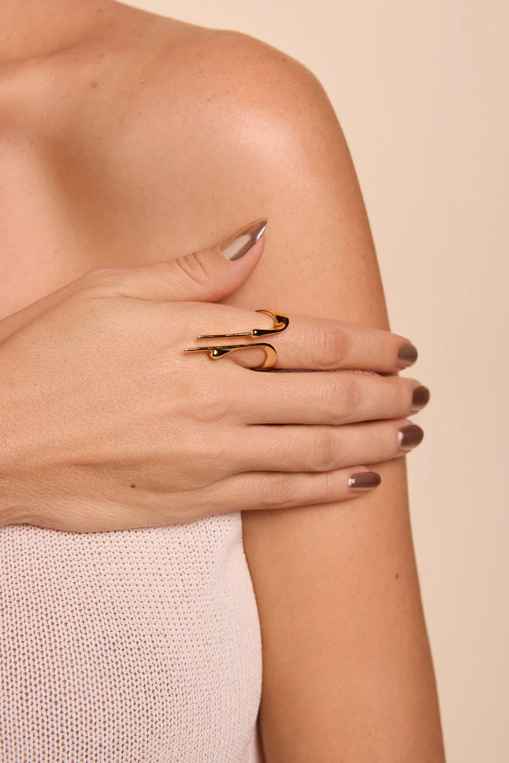 DOUBLE ESCORRENTE RING - BRUMMA COLLECTION