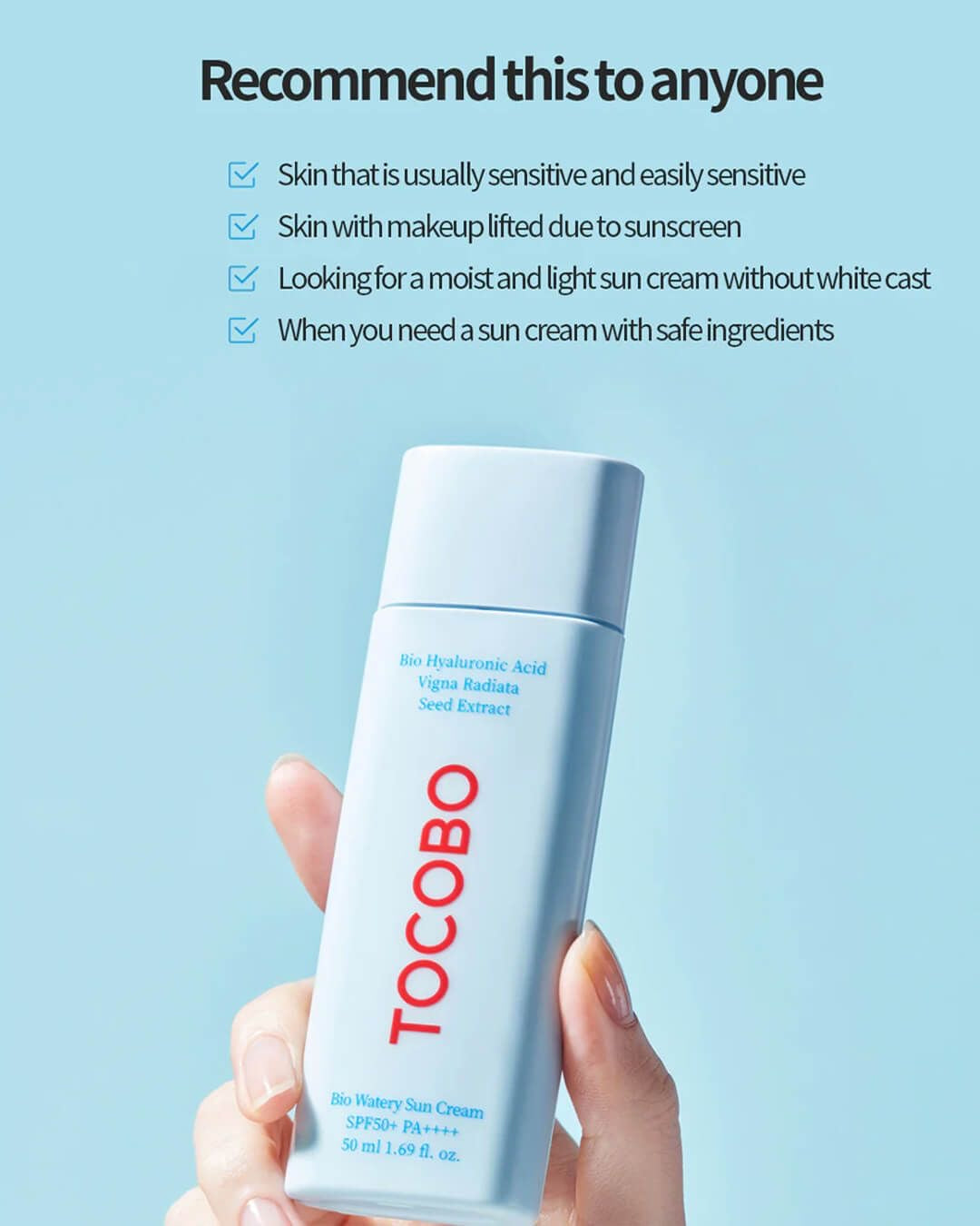 Crema Solar Acuosa Bio SPF50 PA++++