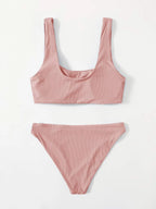 Pink Rib Bikini XL