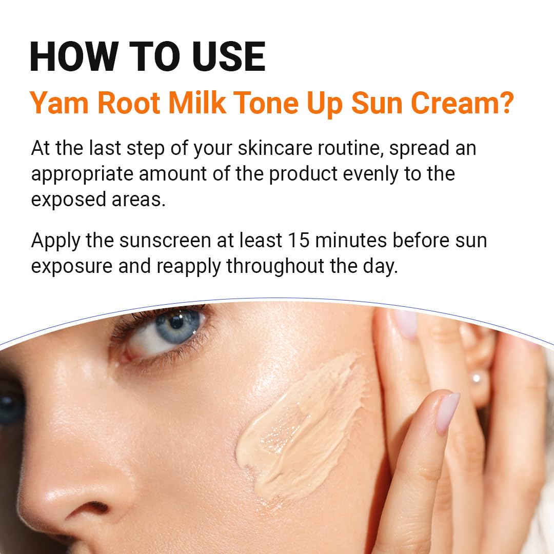 Yam Root Milk Tone Up Sun Cream