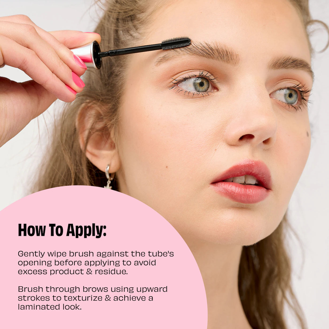 Mini 24-HR Brow Setter Clear Brow Gel with Lamination Effect