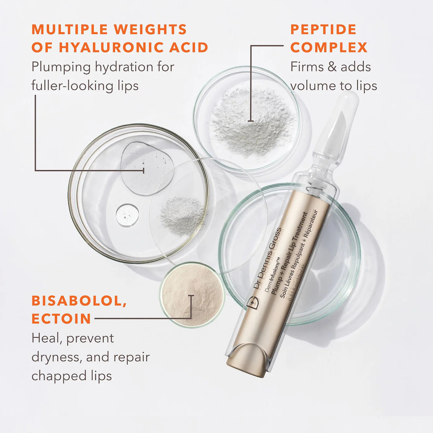 Mini DermInfusions™ Plump + Repair Lip Treatment with Hyaluronic Acid
