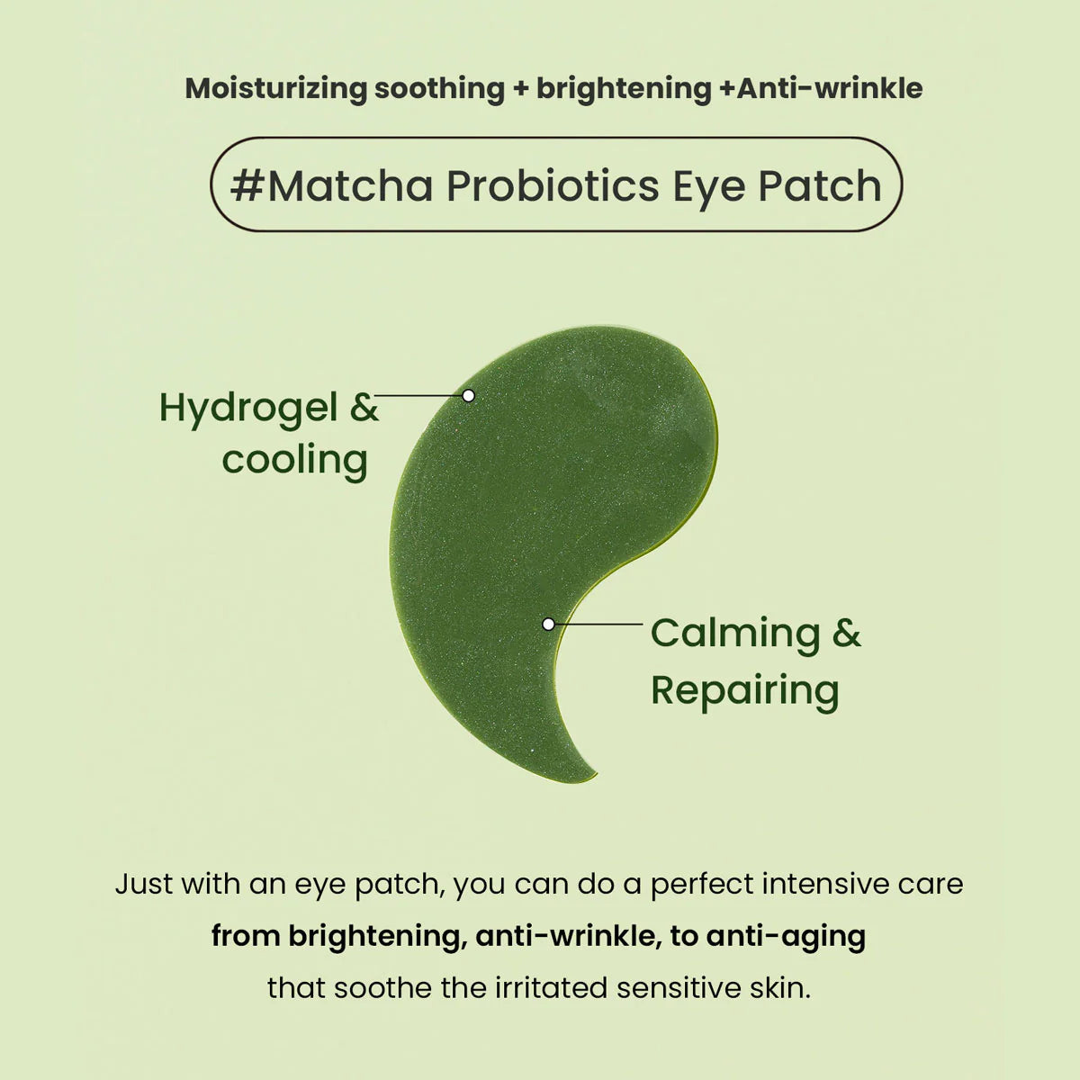 MATCHA BIOME HYDROGEL EYE PATCH