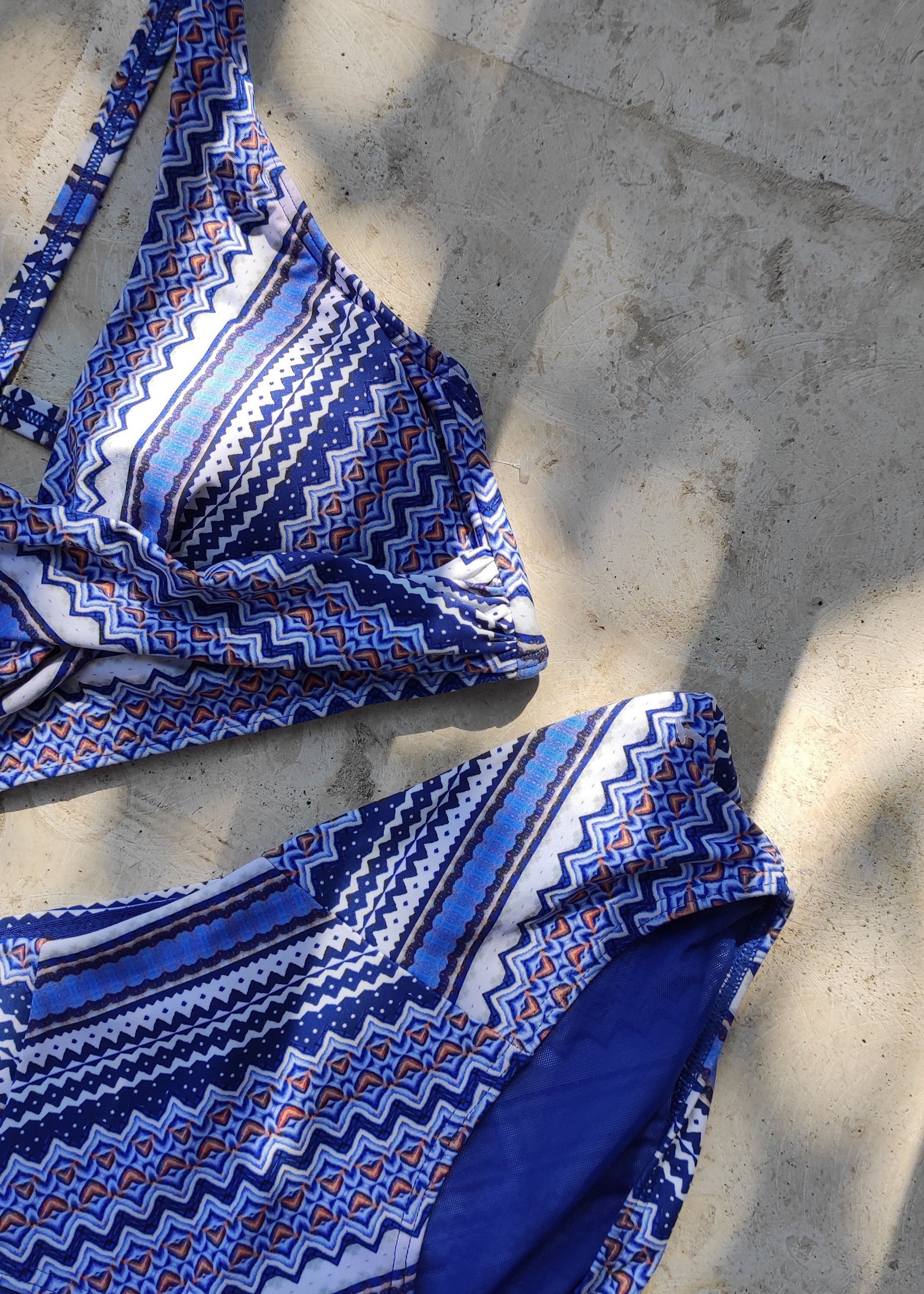 Boho Striped Swimsuit