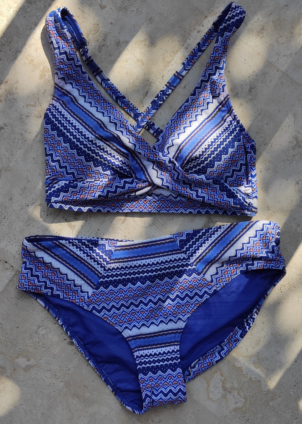 Boho Striped Swimsuit