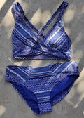 Boho Striped Swimsuit