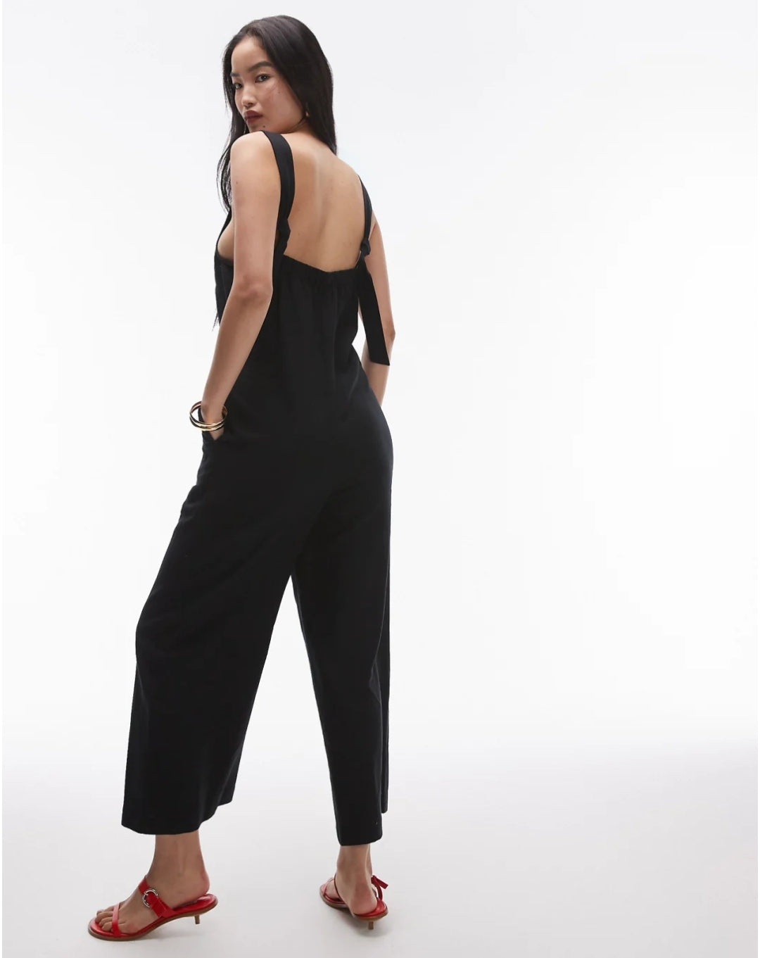 Topshop Linen Jumpsuit