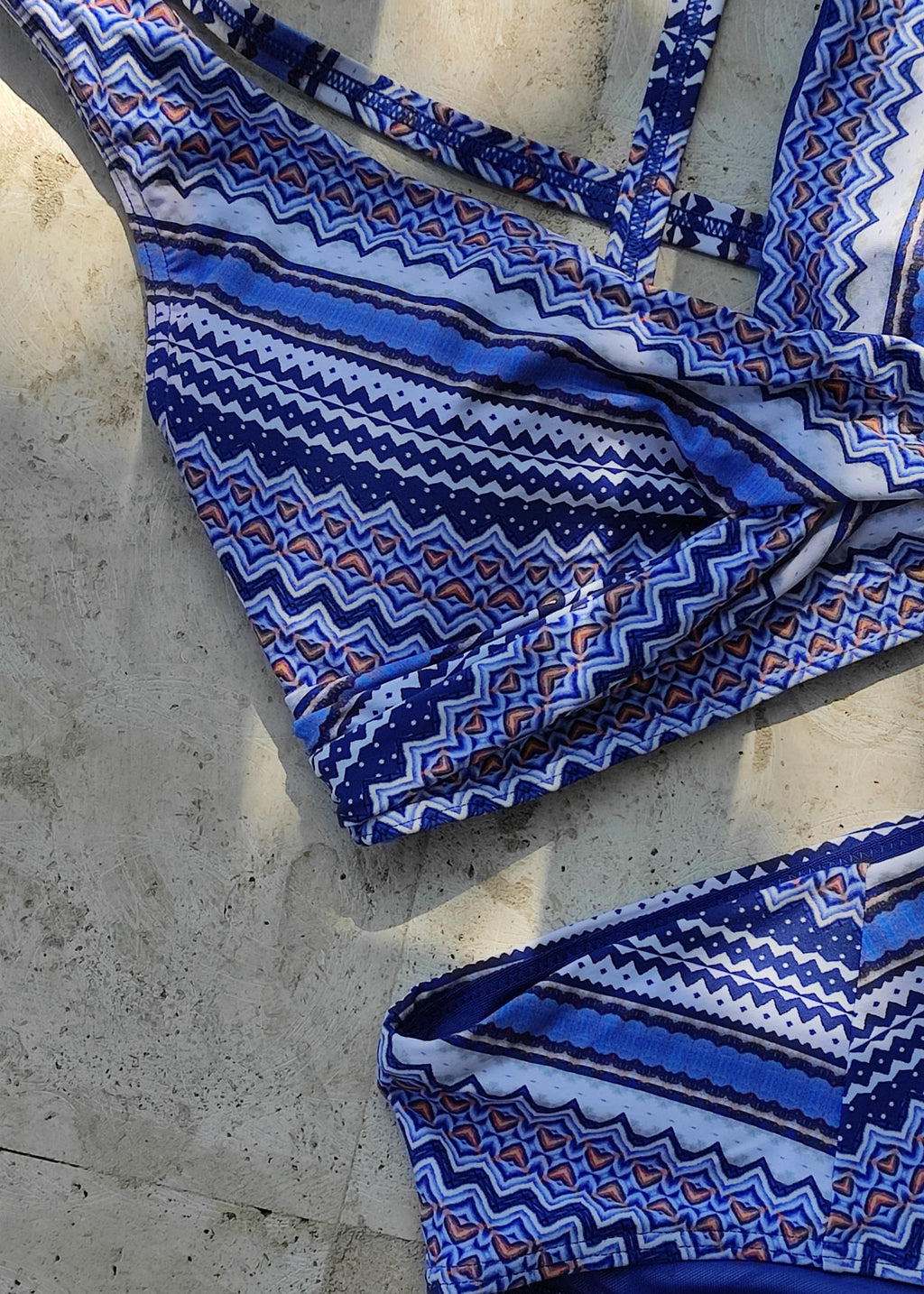 Boho Striped Swimsuit