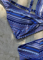 Boho Striped Swimsuit