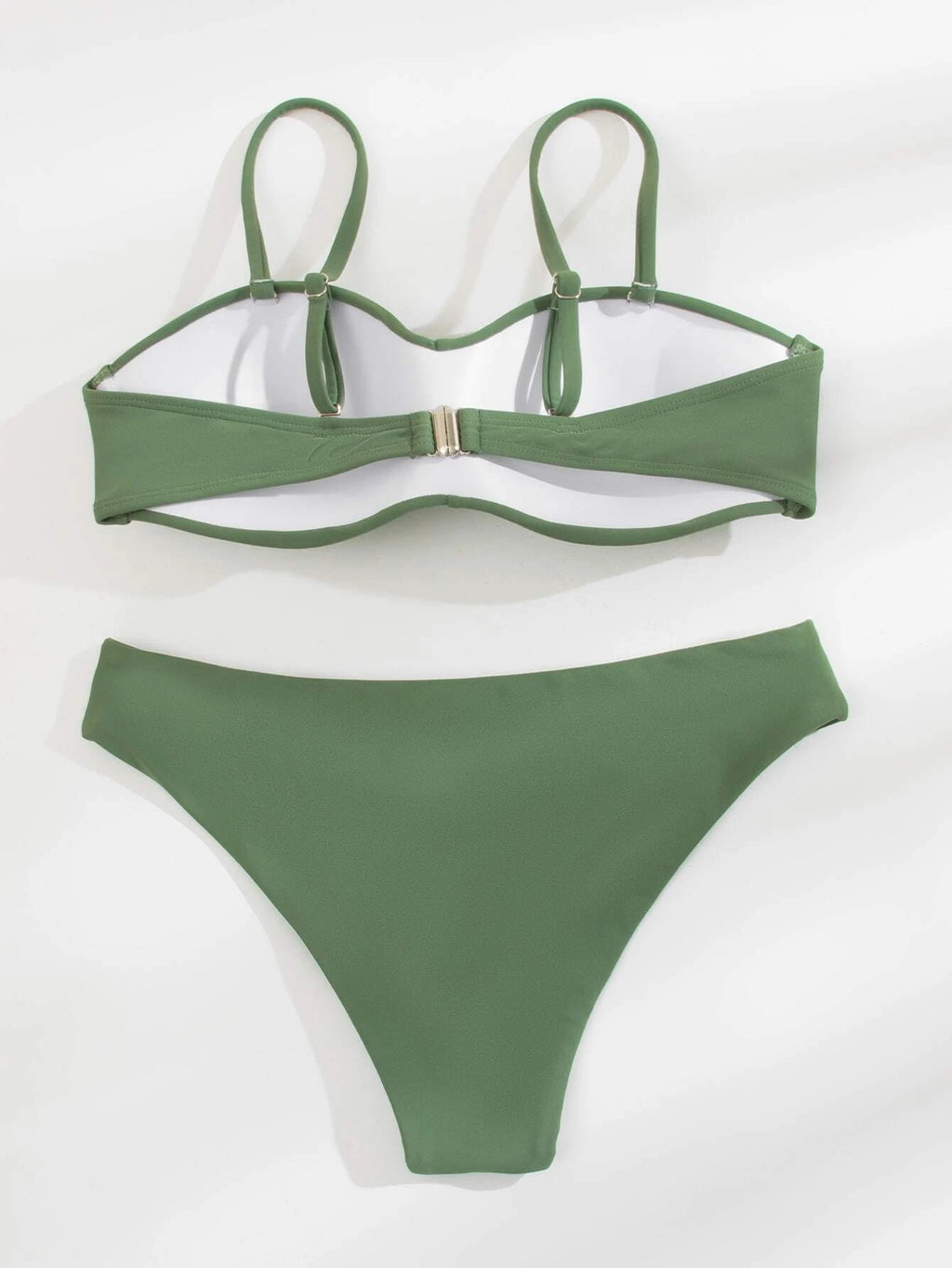 Green Twisted Bikini Large