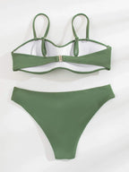 Green Twisted Bikini Large